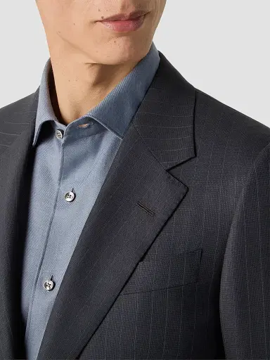 ZEGNA Men's Trofeo 120mila Wool Suit - Dark Grey | Thumbnail 5 ZEGNA Men's Trofeo 120mila Wool Suit - Dark Grey | Thumbnail 5