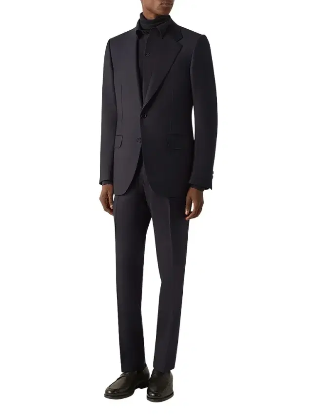Men's Trofeo Selection Wool Suit - Navy Blue Men's Trofeo Selection Wool Suit - Navy Blue