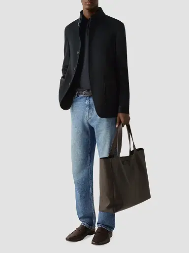Zegna Men's Oasi Cashmere II Conte Jacket - Navy Blue - Size 48 | Thumbnail 2 Zegna Men's Oasi Cashmere II Conte Jacket - Navy Blue - Size 48 | Thumbnail 2