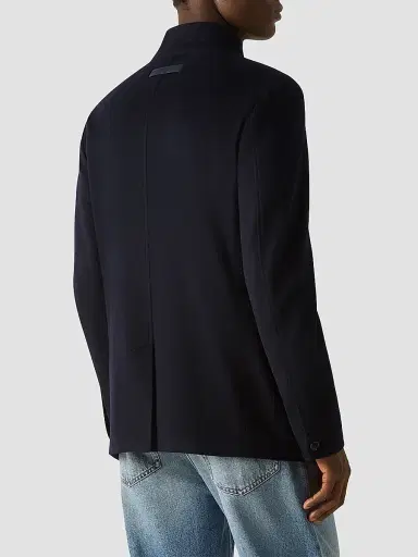 Zegna Men's Oasi Cashmere II Conte Jacket - Navy Blue - Size 48 | Thumbnail 5 Zegna Men's Oasi Cashmere II Conte Jacket - Navy Blue - Size 48 | Thumbnail 5