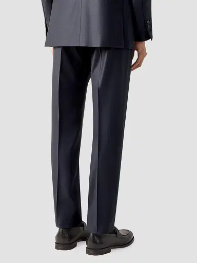 ZEGNA Men's Trofeo Selection Wool Suit - Dark Blue | Thumbnail 4 ZEGNA Men's Trofeo Selection Wool Suit - Dark Blue | Thumbnail 4