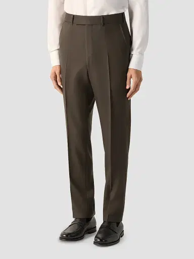 Zegna Men's Oasi Cashmere Suit - Dark Olive Green | Thumbnail 3 Zegna Men's Oasi Cashmere Suit - Dark Olive Green | Thumbnail 3