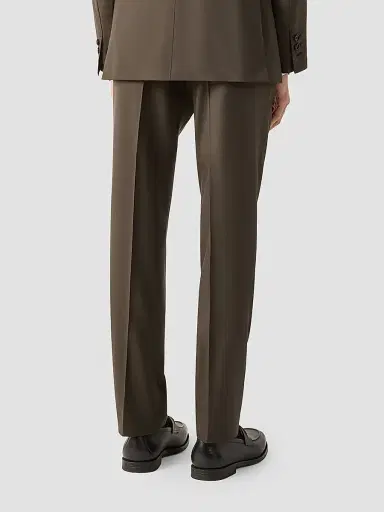 Zegna Men's Oasi Cashmere Suit - Dark Olive Green | Thumbnail 4 Zegna Men's Oasi Cashmere Suit - Dark Olive Green | Thumbnail 4