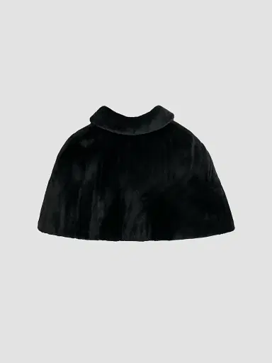 Tulleen Little Girl's & Girl's Faux Fur Cape - Black | Thumbnail 2 Tulleen Little Girl's & Girl's Faux Fur Cape - Black | Thumbnail 2