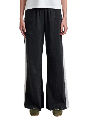 La Ligne Women's Stripe Pants - Black Stone | Thumbnail 1 La Ligne Women's Stripe Pants - Black Stone | Thumbnail 1