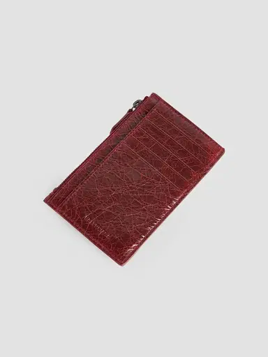 Balenciaga Women's Le City Long Coin and Card Holder - Berry Red | Thumbnail 2 Balenciaga Women's Le City Long Coin and Card Holder - Berry Red | Thumbnail 2