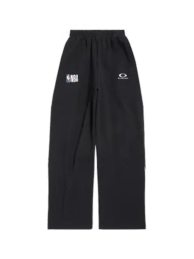 Balenciaga Men's / NBA Collaboration Oversized Sweatpants - Black White | Thumbnail 1 Balenciaga Men's / NBA Collaboration Oversized Sweatpants - Black White | Thumbnail 1