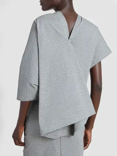 Issey Miyake Women's Allow Pebbled Drape Maxi Dress | Thumbnail 5 Issey Miyake Women's Allow Pebbled Drape Maxi Dress | Thumbnail 5