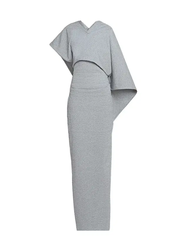 Women's Allow Pebbled Drape Maxi Dress - Gray Women's Allow Pebbled Drape Maxi Dress - Gray