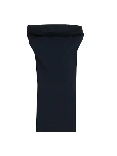 Issey Miyake Women's Allow Funnel Neck Shirt - Dark Navy | Thumbnail 1 Issey Miyake Women's Allow Funnel Neck Shirt - Dark Navy | Thumbnail 1