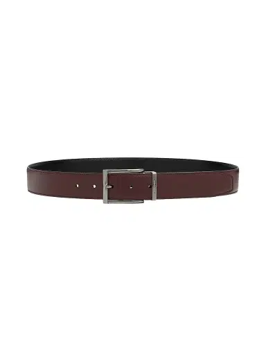 FERRAGAMO Men's Double Adjustable Reversible Leather Belt - Cordovan Nero | Thumbnail 1 FERRAGAMO Men's Double Adjustable Reversible Leather Belt - Cordovan Nero | Thumbnail 1