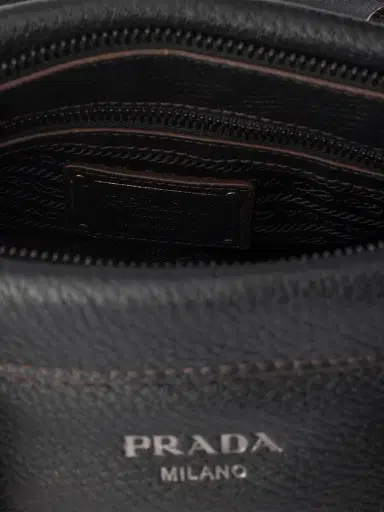Prada Women's Leather Tote Bag - Black | Thumbnail 4 Prada Women's Leather Tote Bag - Black | Thumbnail 4