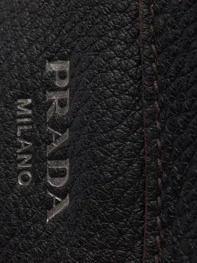 Prada Women's Leather Tote Bag - Black | Thumbnail 6 Prada Women's Leather Tote Bag - Black | Thumbnail 6