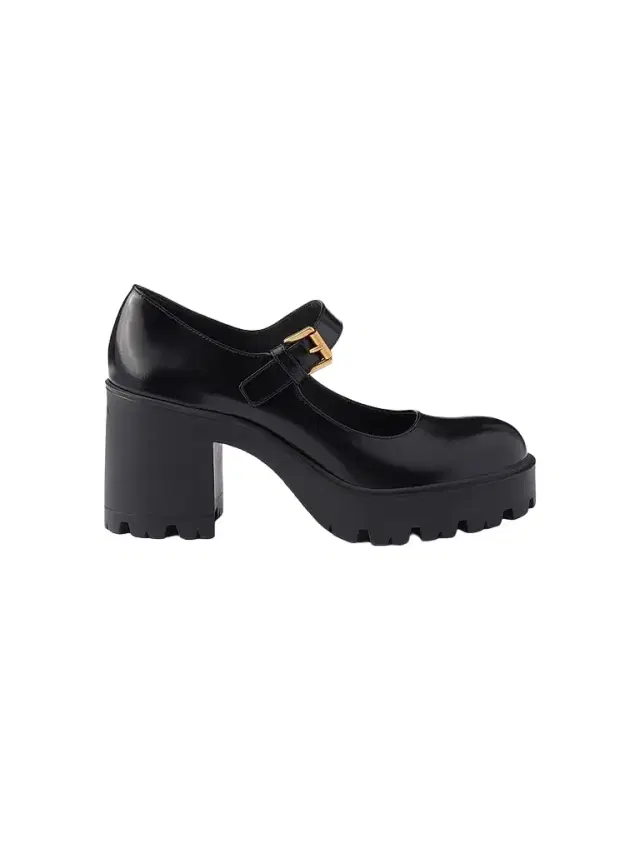Women's Brushed Leather Pumps - Black Women's Brushed Leather Pumps - Black
