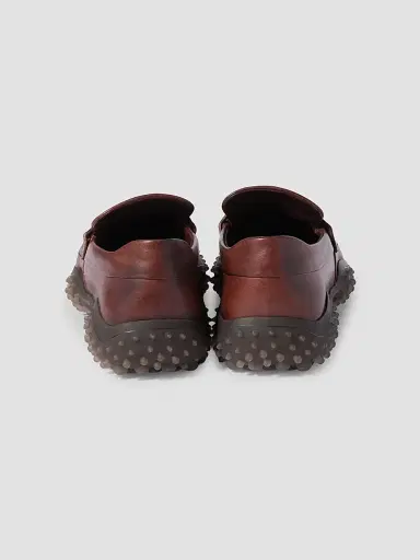 Miu Miu Women's Leather Loafers - Brown | Thumbnail 3 Miu Miu Women's Leather Loafers - Brown | Thumbnail 3