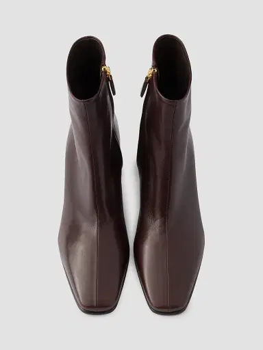 Prada Women's Leather Booties - Brown | Thumbnail 2 Prada Women's Leather Booties - Brown | Thumbnail 2