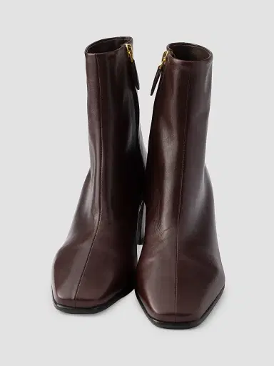 Prada Women's Leather Booties - Brown | Thumbnail 4 Prada Women's Leather Booties - Brown | Thumbnail 4