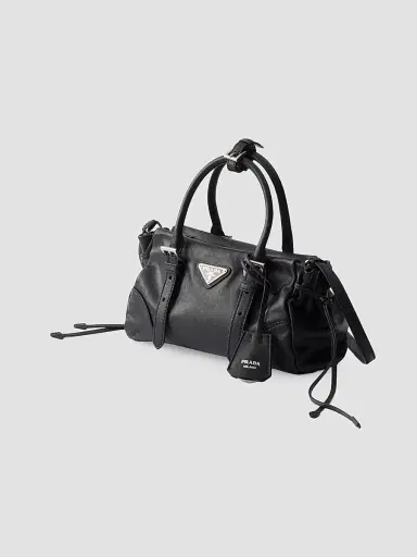 Prada Women's Karin Small Leather Top Handle Bag | Thumbnail 4 Prada Women's Karin Small Leather Top Handle Bag | Thumbnail 4