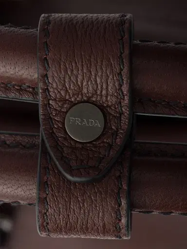 Prada Women's Leather Tote Bag - Brown | Thumbnail 5 Prada Women's Leather Tote Bag - Brown | Thumbnail 5