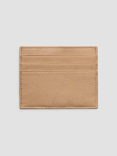 Prada Women's Leather Card Holder - Beige Khaki | Thumbnail 2 Prada Women's Leather Card Holder - Beige Khaki | Thumbnail 2
