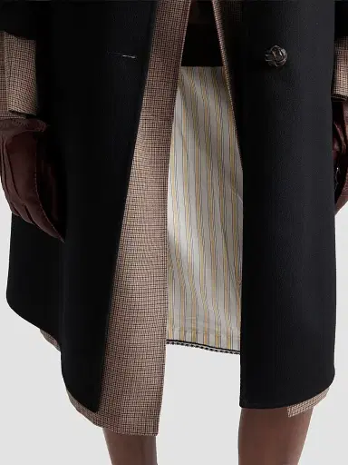 Prada Women's Striped Skirt with Applique | Thumbnail 5 Prada Women's Striped Skirt with Applique | Thumbnail 5