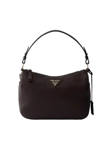 Prada Women's Leather Shoulder Bag - Brown | Thumbnail 1 Prada Women's Leather Shoulder Bag - Brown | Thumbnail 1