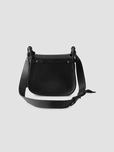 Prada Women's Corsaire Aged Leather Mini Shoulder Bag - Black | Thumbnail 3 Prada Women's Corsaire Aged Leather Mini Shoulder Bag - Black | Thumbnail 3