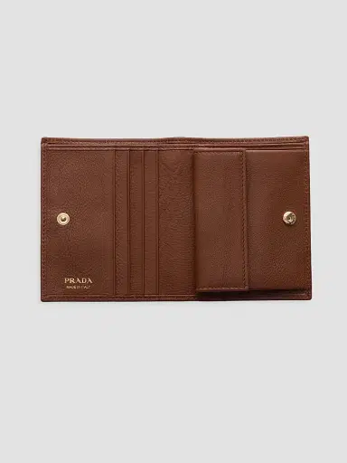 Prada Women's Leather Wallet - Brown | Thumbnail 2 Prada Women's Leather Wallet - Brown | Thumbnail 2