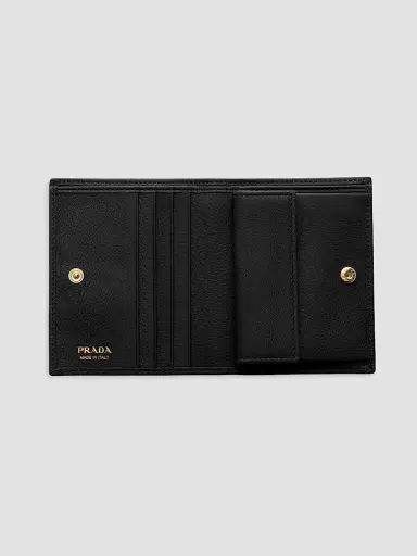 Prada Women's Leather Wallet - Black | Thumbnail 2 Prada Women's Leather Wallet - Black | Thumbnail 2