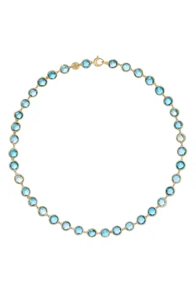 MARCO BICEGO Blue Topaz Jaipur Link Necklace | Thumbnail 1 MARCO BICEGO Blue Topaz Jaipur Link Necklace | Thumbnail 1