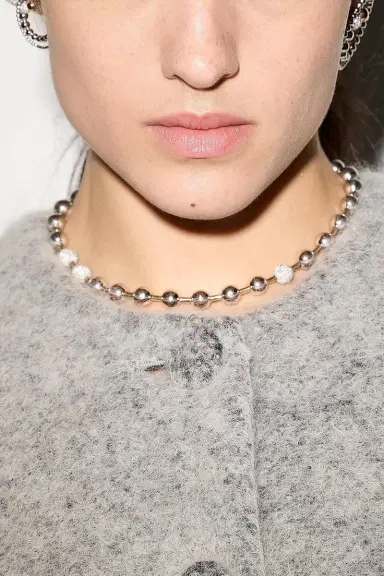 Rainbow K Diamond Ball Necklace | Thumbnail 2 Rainbow K Diamond Ball Necklace | Thumbnail 2