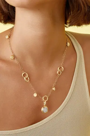 MARCO BICEGO Diamond Jaipur Link Pendant | Thumbnail 2 MARCO BICEGO Diamond Jaipur Link Pendant | Thumbnail 2