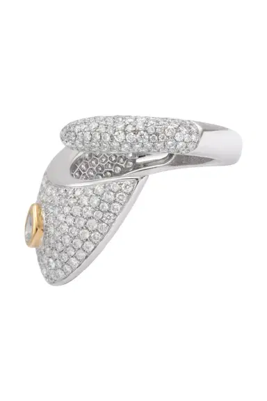 Rainbow K Diamond Pave Dune Ring | Thumbnail 2 Rainbow K Diamond Pave Dune Ring | Thumbnail 2