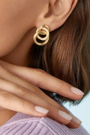 MARCO BICEGO Jaipur Gold Knot Earrings | Thumbnail 2 MARCO BICEGO Jaipur Gold Knot Earrings | Thumbnail 2