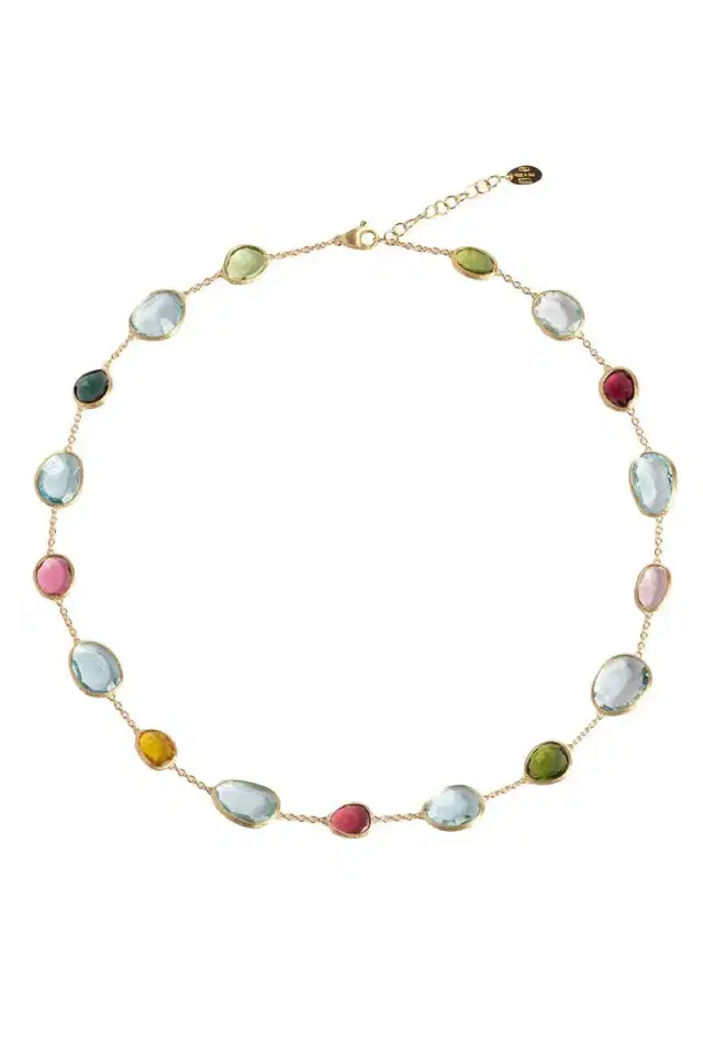 Multicolor Tourmaline Topaz Unico Necklace Multicolor Tourmaline Topaz Unico Necklace