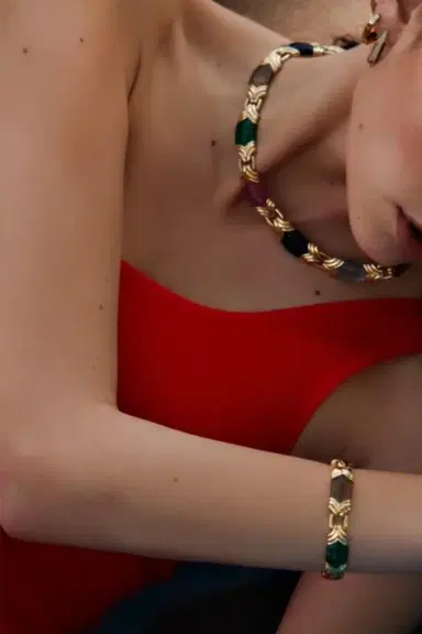 Rainbow K Onyx Quartz Spiel Corundum Cleopatra Necklace | Thumbnail 2 Rainbow K Onyx Quartz Spiel Corundum Cleopatra Necklace | Thumbnail 2