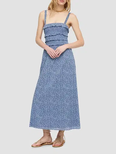 Hill House Home Women's The Analiese Nap Dress - Ditsy Thistle Blue | Thumbnail 2 Hill House Home Women's The Analiese Nap Dress - Ditsy Thistle Blue | Thumbnail 2