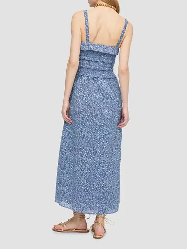 Hill House Home Women's The Analiese Nap Dress - Ditsy Thistle Blue | Thumbnail 4 Hill House Home Women's The Analiese Nap Dress - Ditsy Thistle Blue | Thumbnail 4