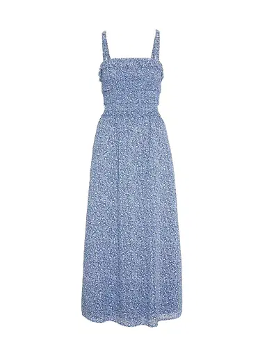 Hill House Home Women's The Analiese Nap Dress - Ditsy Thistle Blue | Thumbnail 1 Hill House Home Women's The Analiese Nap Dress - Ditsy Thistle Blue | Thumbnail 1
