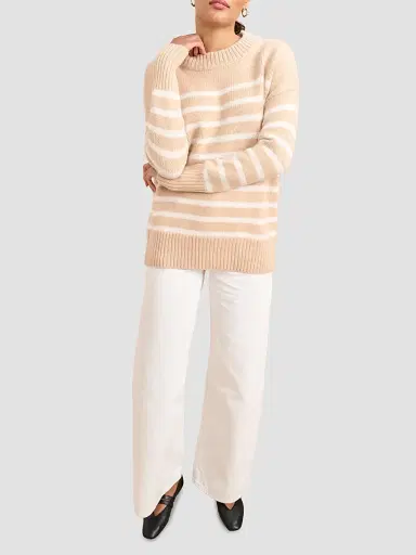 La Ligne Women's Marin Sweater - Camel Cream | Thumbnail 2 La Ligne Women's Marin Sweater - Camel Cream | Thumbnail 2