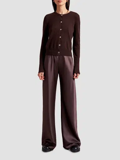 La Ligne Women's Cashmere Cardigan - Chocolate | Thumbnail 2 La Ligne Women's Cashmere Cardigan - Chocolate | Thumbnail 2