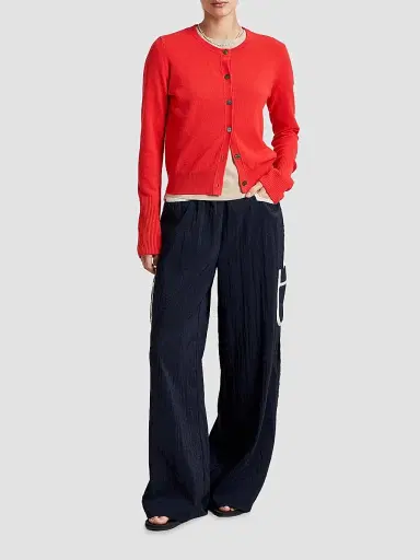 La Ligne Women's Cashmere Cardigan - Coral | Thumbnail 2 La Ligne Women's Cashmere Cardigan - Coral | Thumbnail 2