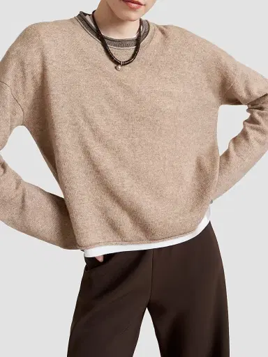 La Ligne Women's Dominick Sweater - Dark Beige | Thumbnail 2 La Ligne Women's Dominick Sweater - Dark Beige | Thumbnail 2