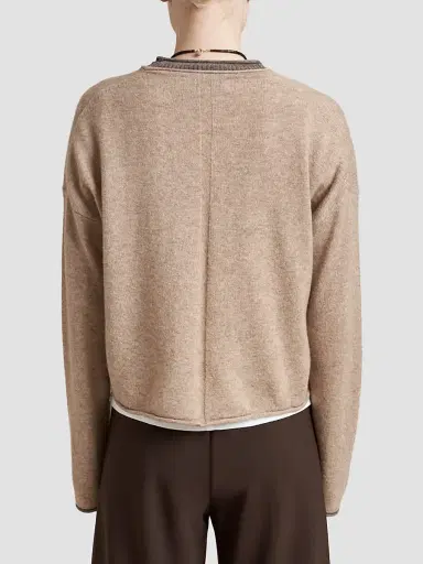 La Ligne Women's Dominick Sweater - Dark Beige | Thumbnail 4 La Ligne Women's Dominick Sweater - Dark Beige | Thumbnail 4