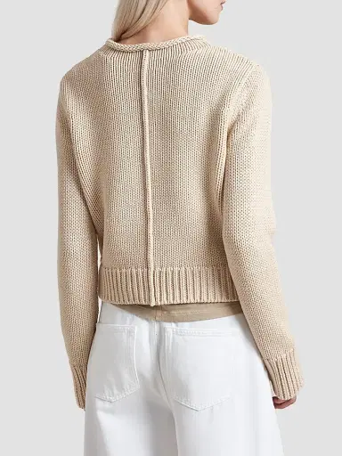 La Ligne Women's Solid Mini Marina Sweater - Sand | Thumbnail 4 La Ligne Women's Solid Mini Marina Sweater - Sand | Thumbnail 4