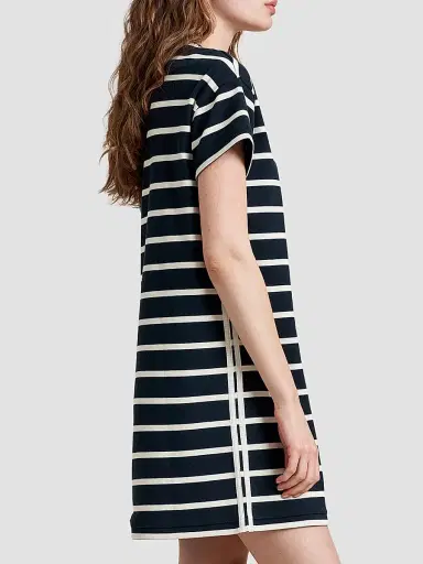 La Ligne Women's Breton Dress - Navy Ecru | Thumbnail 2 La Ligne Women's Breton Dress - Navy Ecru | Thumbnail 2