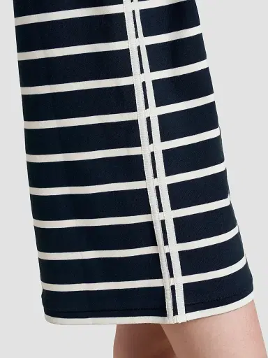 La Ligne Women's Breton Dress - Navy Ecru | Thumbnail 4 La Ligne Women's Breton Dress - Navy Ecru | Thumbnail 4