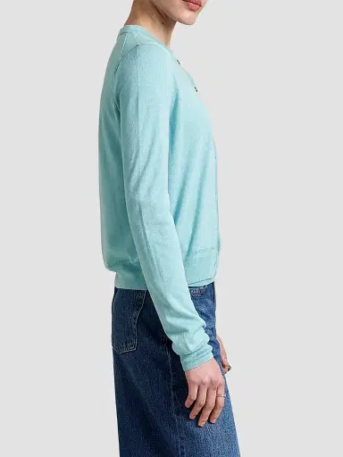 La Ligne Women's Ben Cardigan - Aqua | Thumbnail 2 La Ligne Women's Ben Cardigan - Aqua | Thumbnail 2