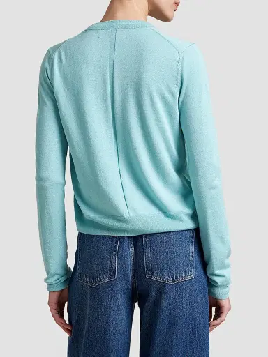 La Ligne Women's Ben Cardigan - Aqua | Thumbnail 3 La Ligne Women's Ben Cardigan - Aqua | Thumbnail 3