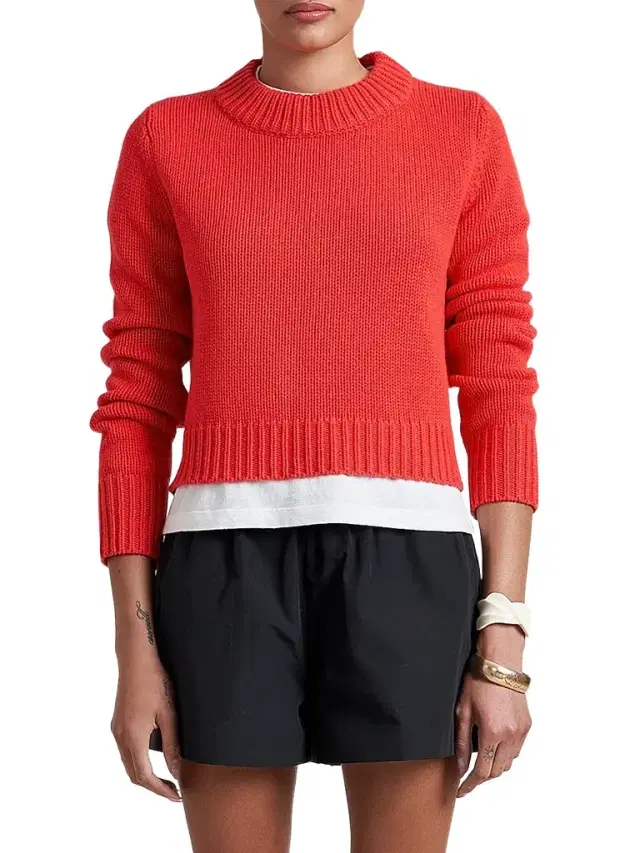Women's Mini Marin Sweater - Coral Women's Mini Marin Sweater - Coral